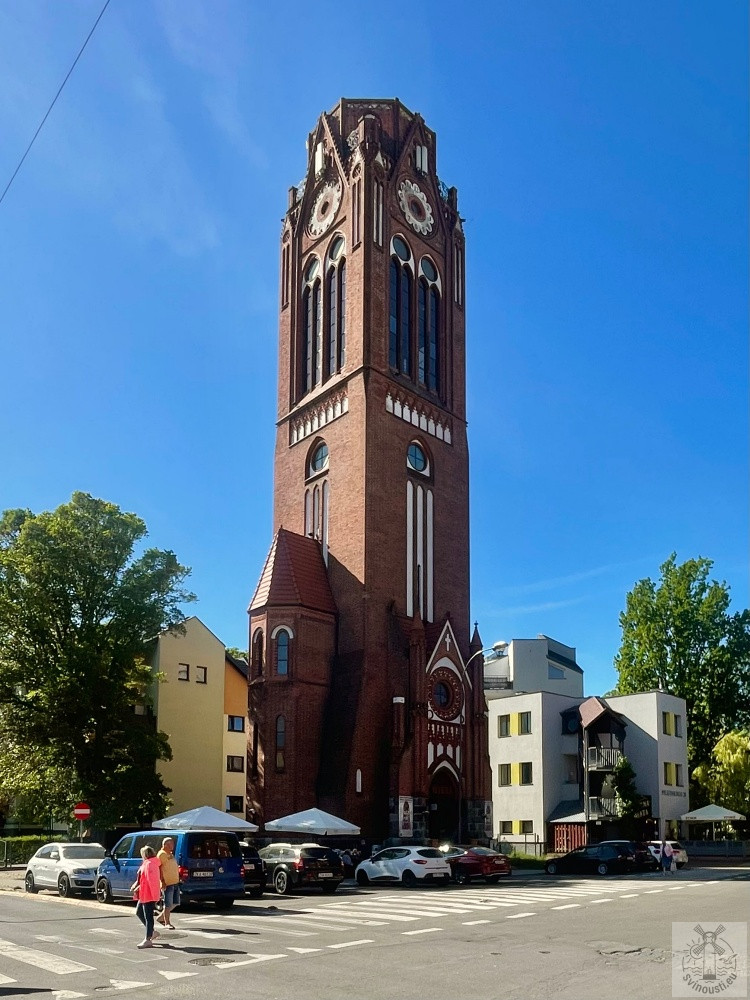 Věž bývalého kostela Martina Luthera – dnes kavárna Weża, Svinoústí