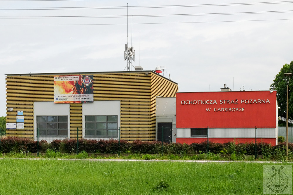 Stanice hasičů na ostrově Karsibór